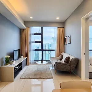 Skyline View In Bukit Bintang The Robertson 42f Apartment Kuala Lumpur